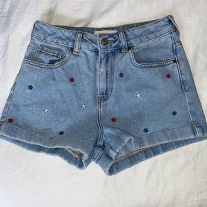 Blue Jean Mom Shorts